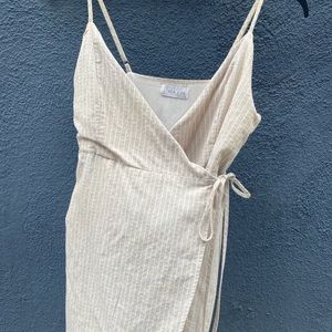 Linen Lux Tie Dress
